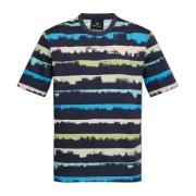 PS By Paul Smith T-shirt med randigt mönster Multicolor, Herr