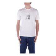 C.p. Company Logo Front Herr T-shirt White, Herr