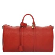 Louis Vuitton Vintage Pre-owned Laeder handvskor Red, Dam