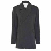 Birgitte Herskind Modern oversized blazer med sofistikerad kant Gray, ...