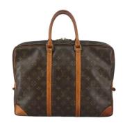 Louis Vuitton Vintage Pre-owned Canvas portfljer Brown, Dam