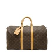 Louis Vuitton Vintage Pre-owned Canvas resvskor Brown, Dam