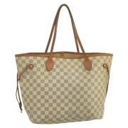 Louis Vuitton Vintage Pre-owned Canvas axelremsvskor White, Dam