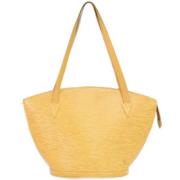 Louis Vuitton Vintage Pre-owned Laeder louis-vuitton-vskor Yellow, Dam