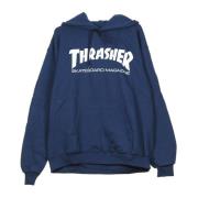 Thrasher Navy/White Huvtröja Blue, Herr