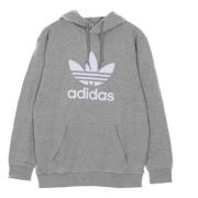 Adidas Klassisk Trefoil Lättvikts Hoodie Grå Gray, Herr