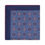 Kiton Blått Elegant Sidenscarf Blue, Herr