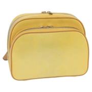 Louis Vuitton Vintage Pre-owned Laeder ryggsckar Yellow, Dam