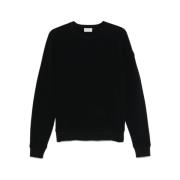 Moncler Midnight Blue Logo Patch Sweater Blue, Herr