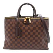 Louis Vuitton Vintage Pre-owned Canvas crossbodyvskor Brown, Dam