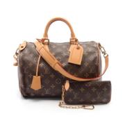 Louis Vuitton Vintage Pre-owned Canvas handvskor Brown, Dam