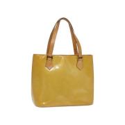 Louis Vuitton Vintage Pre-owned Tyg handvskor Beige, Dam