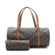 Louis Vuitton Vintage Pre-owned Laeder handvskor Brown, Dam