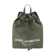 Dolce & Gabbana Läder Snörseck Green, Herr