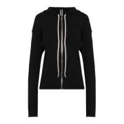 Rick Owens Ribbad Sweatshirt Kec Black, Herr