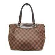 Louis Vuitton Vintage Pre-owned Canvas axelremsvskor Brown, Dam