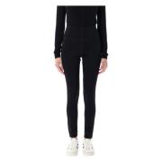 Moncler Stiliga Leggings för Kvinnor Black, Dam