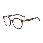 Love Moschino Elegant Bicolor Acetatglasögon Brown, Dam