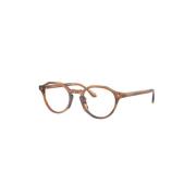 Giorgio Armani Retro Phantos Glasögon i Havana Acetat Brown, Herr