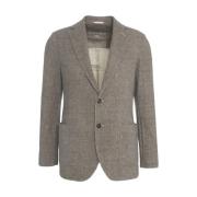 Circolo 1901 Brun Blazer Easy Jacket Stil Brown, Herr