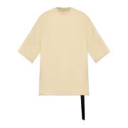 Rick Owens Oversize T-shirt Beige, Herr