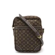 Louis Vuitton Vintage Pre-owned Canvas axelremsvskor Brown, Dam