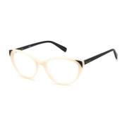 Pierre Cardin Stiliga Acetatglasögon med Detaljer Black, Dam