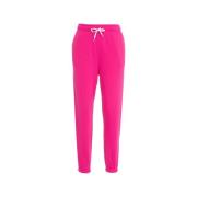 Polo Ralph Lauren Rosa Joggers med Logobroderi Pink, Dam