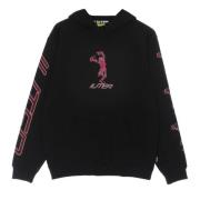 Iuter Svart Skeleton Hoodie Långärmad Sweatshirt Black, Herr