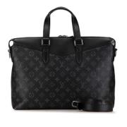 Louis Vuitton Vintage Pre-owned Canvas portfljer Black, Herr