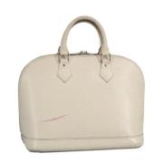 Louis Vuitton Vintage Pre-owned Laeder handvskor White, Dam