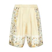 Munthe Sidenshorts 'Fabiane' Beige, Dam