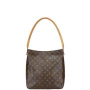 Louis Vuitton Vintage Pre-owned Canvas handvskor Brown, Dam