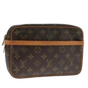 Louis Vuitton Vintage Pre-owned Canvas kuvertvskor Brown, Dam