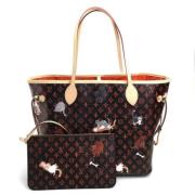 Louis Vuitton Vintage Pre-owned Bomull louis-vuitton-vskor Brown, Dam