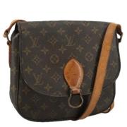 Louis Vuitton Vintage Pre-owned Canvas louis-vuitton-vskor Brown, Dam