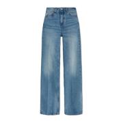 Ami Paris Bell-Bottom Jeans Blue, Dam