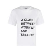 Erika Cavallini Axel T-shirt White, Dam