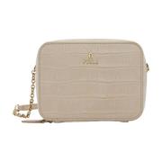 Furla Mini Krokodileffekt Kameraväska Beige, Dam