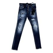 Dsquared2 Stiliga Jeans för Män Blue, Herr