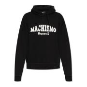 Dsquared2 Sweatshirt med tryck Black, Herr