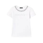 Twinset Vita T-shirts och Polos Actitude Kollektion White, Dam