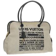 Louis Vuitton Vintage Pre-owned Canvas louis-vuitton-vskor Gray, Dam