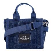 Marc Jacobs Kristall Denim Toteväska Blå Blue, Dam