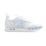 Emporio Armani EA7 Sportskor med logotyp White, Dam