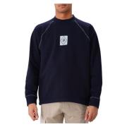 C.p. Company Indigo Fleece Sweater Blue, Herr