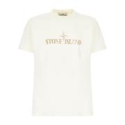 Stone Island Casual Bomull T-shirt i Olika Färger Beige, Herr