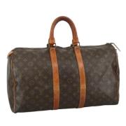 Louis Vuitton Vintage Pre-owned Canvas louis-vuitton-vskor Brown, Dam