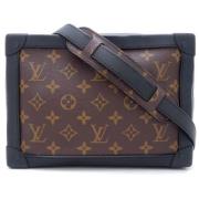 Louis Vuitton Vintage Pre-owned Canvas crossbodyvskor Brown, Dam