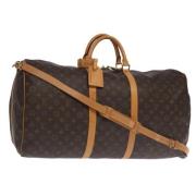 Louis Vuitton Vintage Pre-owned Canvas handvskor Brown, Dam